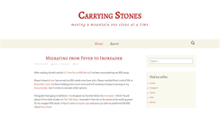Desktop Screenshot of carryingstones.com